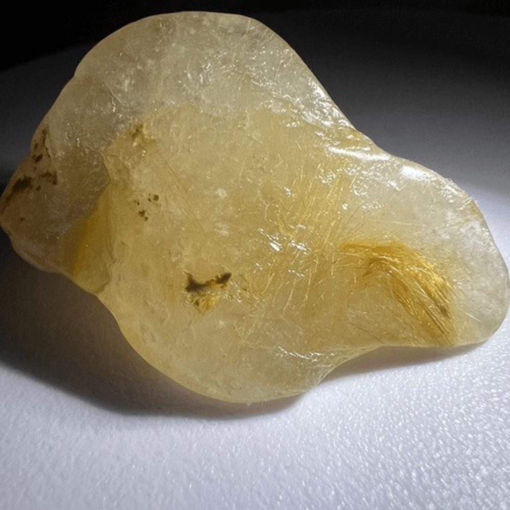 Golden Rutilated Quartz‎ Crystal Freeform - Picture 3 of 14